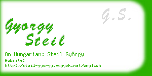 gyorgy steil business card